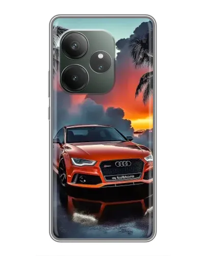 Чехол для RealMe Neo7 с картинкой «Audi — закат» Чехол для RealMe Neo7 с картинкой «Audi — закат»