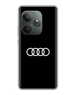 Чехол для RealMe Neo7 с картинкой «Audi White Logo»
