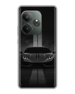 Чехол для RealMe Neo7 с картинкой «Lamborghini симметрия дорог»