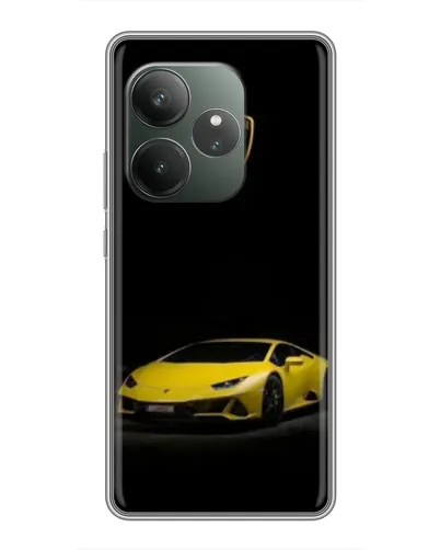 Чехол для RealMe Neo7 с картинкой «Lamborghini желтый акцент» Чехол для RealMe Neo7 с картинкой «Lamborghini желтый акцент»