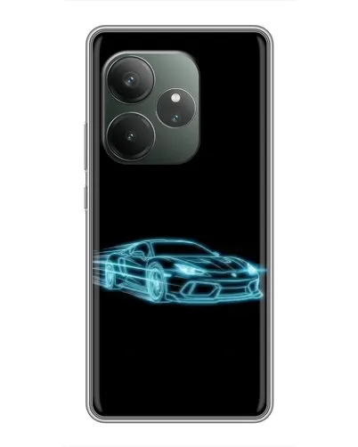 Чехол для RealMe Neo7 с картинкой «Неоновый контур Lamborghini» Чехол для RealMe Neo7 с картинкой «Неоновый контур Lamborghini»