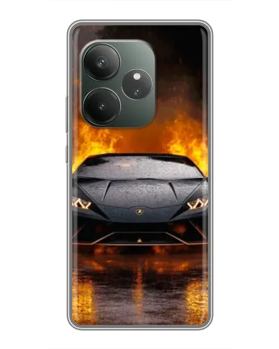 Чехол для RealMe Neo7 с картинкой «Lamborghini в огне» Чехол для RealMe Neo7 с картинкой «Lamborghini в огне»
