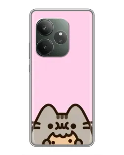 Чехол для RealMe Neo7 с картинкой «Pusheen и печенье» Чехол для RealMe Neo7 с картинкой «Pusheen и печенье»