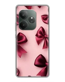 Чехол для RealMe Neo7 с картинкой «Бордовый атлас»