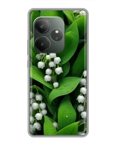 Чехол для RealMe Neo7 с картинкой «Ландыши в зелени» Чехол для RealMe Neo7 с картинкой «Ландыши в зелени»