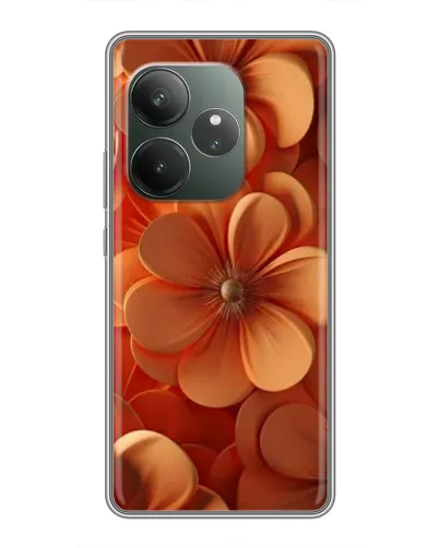 Чехол для RealMe Neo7 с картинкой «Оранжевый макро цветок» Чехол для RealMe Neo7 с картинкой «Оранжевый макро цветок»