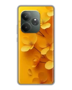 Чехол для RealMe Neo7 с картинкой «Золотые лепестки» Чехол для RealMe Neo7 с картинкой «Золотые лепестки»