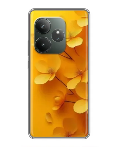 Чехол для RealMe Neo7 с картинкой «Золотые лепестки» Чехол для RealMe Neo7 с картинкой «Золотые лепестки»