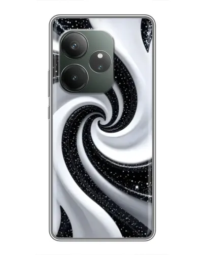 Чехол для RealMe Neo7 с картинкой «Черно-белая спираль» Чехол для RealMe Neo7 с картинкой «Черно-белая спираль»