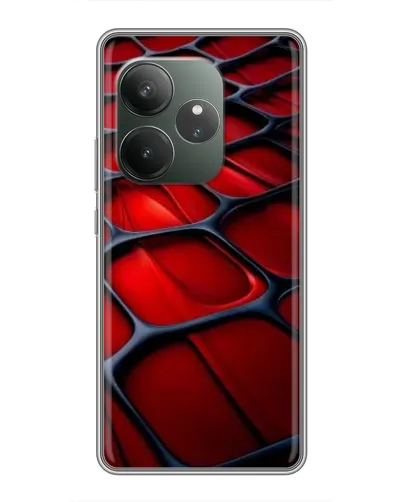 Чехол для RealMe Neo7 с картинкой «Красная глянцевая сетка» Чехол для RealMe Neo7 с картинкой «Красная глянцевая сетка»