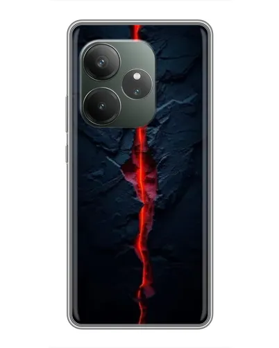Чехол для RealMe Neo7 с картинкой «Kрасная лавовая трещина» Чехол для RealMe Neo7 с картинкой «Kрасная лавовая трещина»