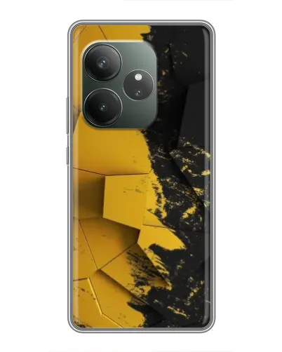 Чехол для RealMe Neo7 с картинкой «Золотые осколки геометрии» Чехол для RealMe Neo7 с картинкой «Золотые осколки геометрии»