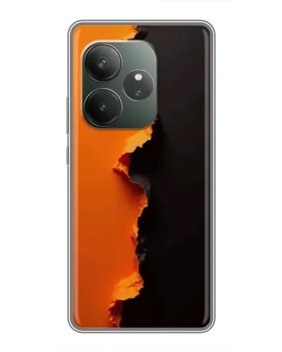Чехол для RealMe Neo7 с картинкой «Оранжевый разлом» Чехол для RealMe Neo7 с картинкой «Оранжевый разлом»