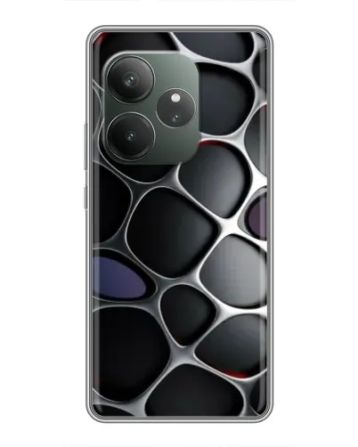 Чехол для RealMe Neo7 с картинкой «Объемная темная решетка» Чехол для RealMe Neo7 с картинкой «Объемная темная решетка»