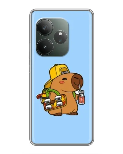Чехол для RealMe Neo7 с картинкой «Капибара на скейте» Чехол для RealMe Neo7 с картинкой «Капибара на скейте»
