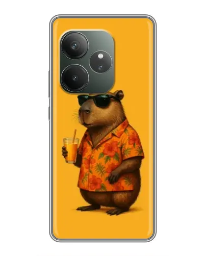 Чехол для RealMe Neo7 с картинкой «Капибара на отдыхе» Чехол для RealMe Neo7 с картинкой «Капибара на отдыхе»