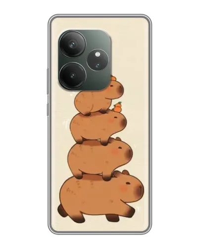 Чехол для RealMe Neo7 с картинкой «Башня из капибар» Чехол для RealMe Neo7 с картинкой «Башня из капибар»