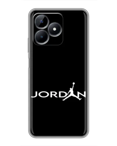 Чехол для Realme Note 50 с картинкой «Jordan White Logo» Чехол для Realme Note 50 с картинкой «Jordan White Logo»