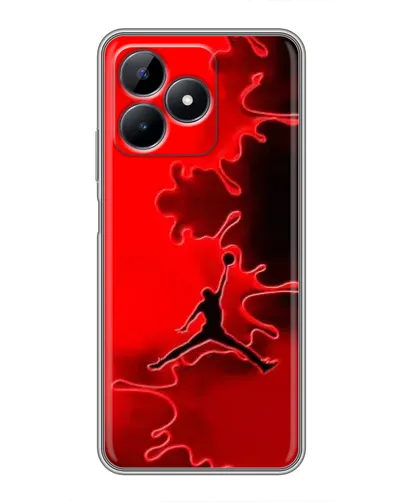 Чехол для Realme Note 50 с картинкой «Jordan Red Smoke» Чехол для Realme Note 50 с картинкой «Jordan Red Smoke»