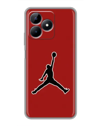 Чехол для Realme Note 50 с картинкой «Jordan Red Back» Чехол для Realme Note 50 с картинкой «Jordan Red Back»