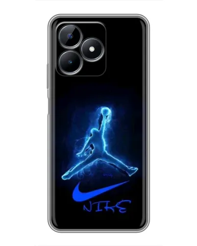 Чехол для Realme Note 50 с картинкой «Jordan Neon Blue» Чехол для Realme Note 50 с картинкой «Jordan Neon Blue»