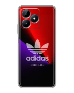 Чехол для Realme Note 50 с картинкой «Adidas Red Neon» Чехол для Realme Note 50 с картинкой «Adidas Red Neon»