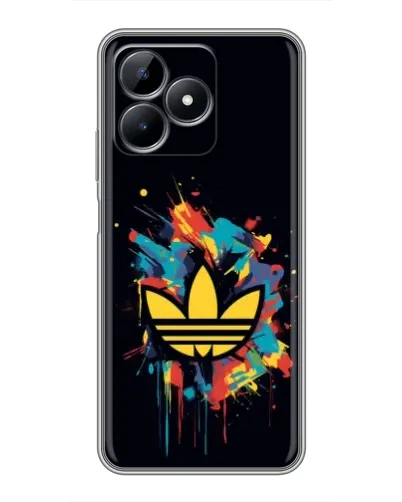 Чехол для Realme Note 50 с картинкой «Adidas Splash»