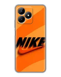 Чехол для Realme Note 50 с картинкой «Оранжевый драйв Nike» Чехол для Realme Note 50 с картинкой «Оранжевый драйв Nike»