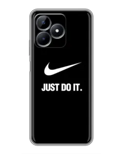 Чехол для Realme Note 50 с картинкой «Классический принт Nike» Чехол для Realme Note 50 с картинкой «Классический принт Nike»