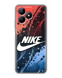 Чехол для Realme Note 50 с картинкой «Градиентный принт Найк» Чехол для Realme Note 50 с картинкой «Градиентный принт Найк»