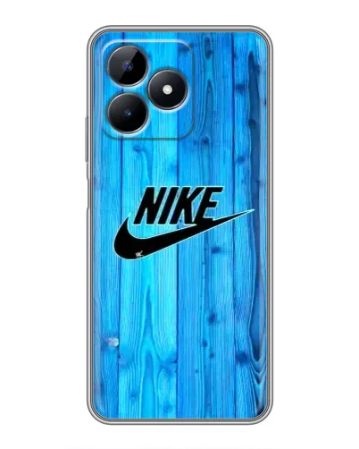 Чехол для Realme Note 50 с картинкой «Голубое дерево Nike»