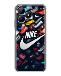 Чехол для Realme Note 50 с картинкой «Коллекция кроссовок Nike» Чехол для Realme Note 50 с картинкой «Коллекция кроссовок Nike»