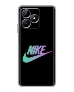 Чехол для Realme Note 50 с картинкой «Nike — городская ночь» Чехол для Realme Note 50 с картинкой «Nike — городская ночь»