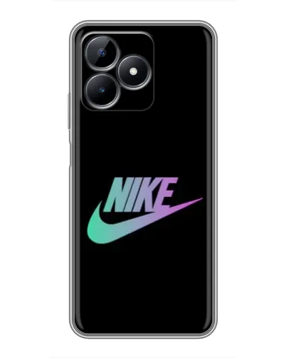 Чехол для Realme Note 50 с картинкой «Nike — городская ночь»