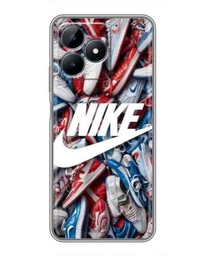 Чехол для Realme Note 50 с картинкой «Коллаж кроссовок Найк» Чехол для Realme Note 50 с картинкой «Коллаж кроссовок Найк»