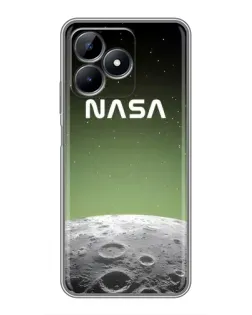 Чехол для Realme Note 50 с картинкой «NASA — лунный градиент» Чехол для Realme Note 50 с картинкой «NASA — лунный градиент»