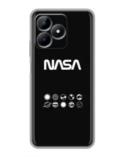 Чехол для Realme Note 50 с картинкой «NASA — технический принт» Чехол для Realme Note 50 с картинкой «NASA — технический принт»