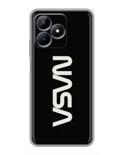 Чехол для Realme Note 50 с картинкой «NASA — вертикальный логотип» Чехол для Realme Note 50 с картинкой «NASA — вертикальный логотип»