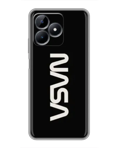 Чехол для Realme Note 50 с картинкой «NASA — вертикальный логотип» Чехол для Realme Note 50 с картинкой «NASA — вертикальный логотип»