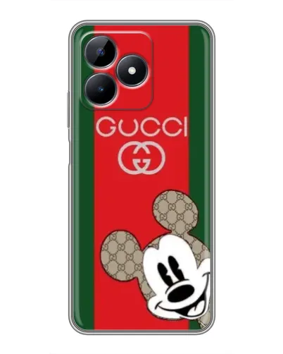 Чохол для Realme Note 50 з картинкою «Gucci — смуги та Міккі»