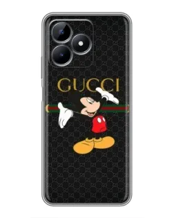 Чехол для Realme Note 50 с картинкой «Микки Маус Gucci»