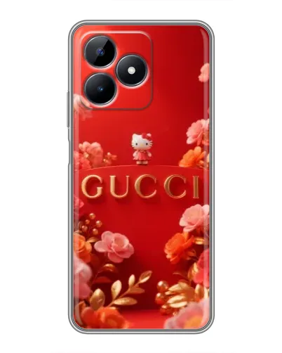 Чохол для Realme Note 50 з картинкою «Gucci — золотий сад»