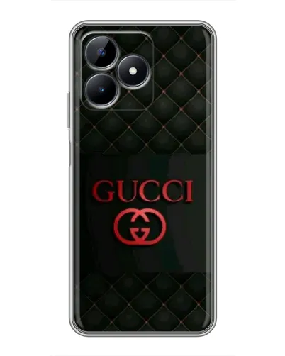 Чохол для Realme Note 50 з картинкою «Gucci — стьобаний чорний»