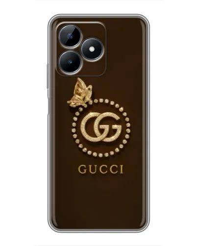 Чохол для Realme Note 50 з картинкою «Gucci — золотий метелик»