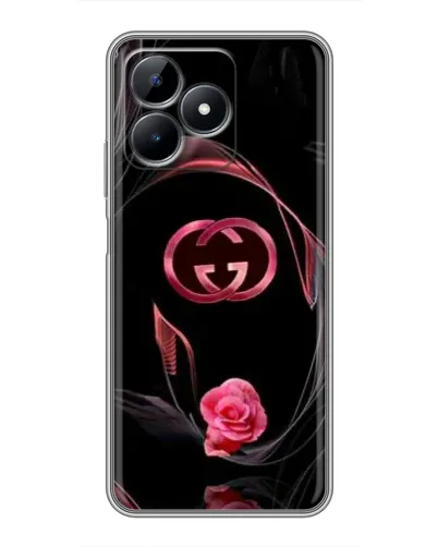 Чохол для Realme Note 50 з картинкою «Gucci — неонова троянда»