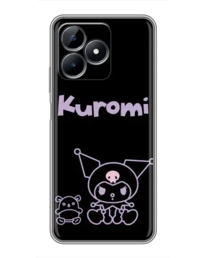 Чохол для Realme Note 50 з картинкою «Kuromi — чорний мінімалізм» Чохол для Realme Note 50 з картинкою «Kuromi — чорний мінімалізм»