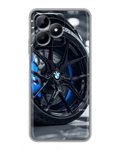 Чохол для Realme Note 50 з картинкою «Колесо BMW зблизька»
