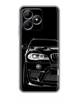 Чохол для Realme Note 50 з картинкою «Темний силует BMW» Чохол для Realme Note 50 з картинкою «Темний силует BMW»