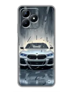 Чохол для Realme Note 50 з картинкою «BMW у світлі фар» Чохол для Realme Note 50 з картинкою «BMW у світлі фар»