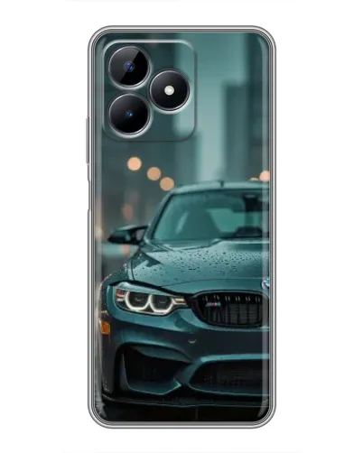 Чохол для Realme Note 50 з картинкою «BMW у вогнях міста»